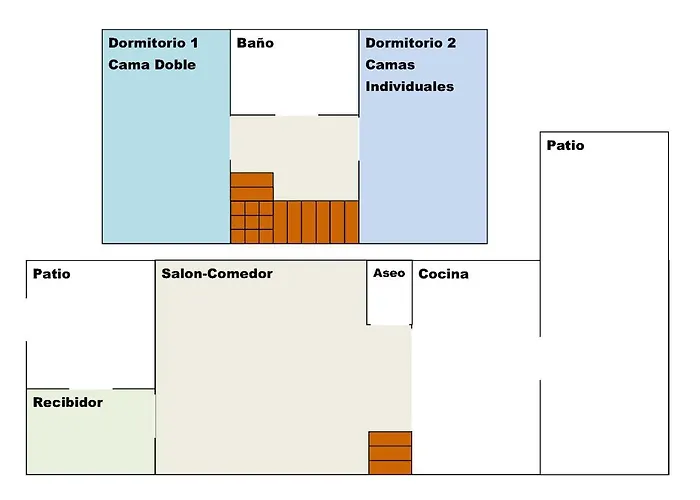 Townhouse, Adosado Con Encanto -130 M2 - Wifi 600 Mb - Community Pool - Private Patio Appartamento *